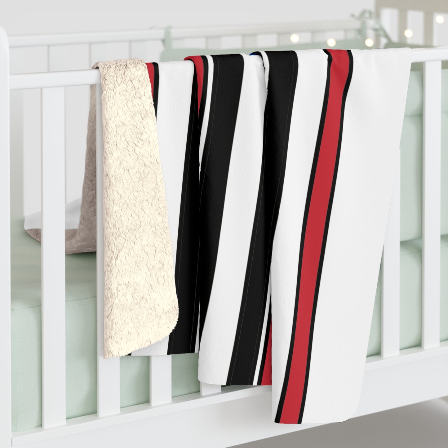 Republic Of Korea Retro Stripes Blanket Throw