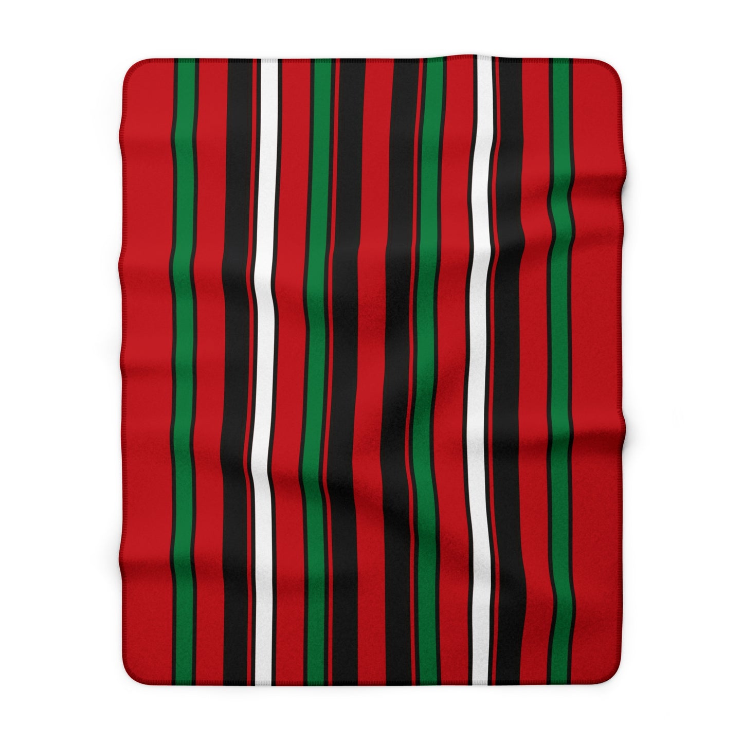 Western Sahara Retro Stripes Blanket Throw