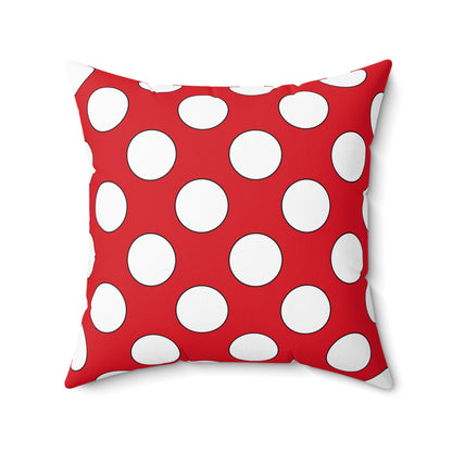 Peru Retro Polka Dots Cushion Pillow