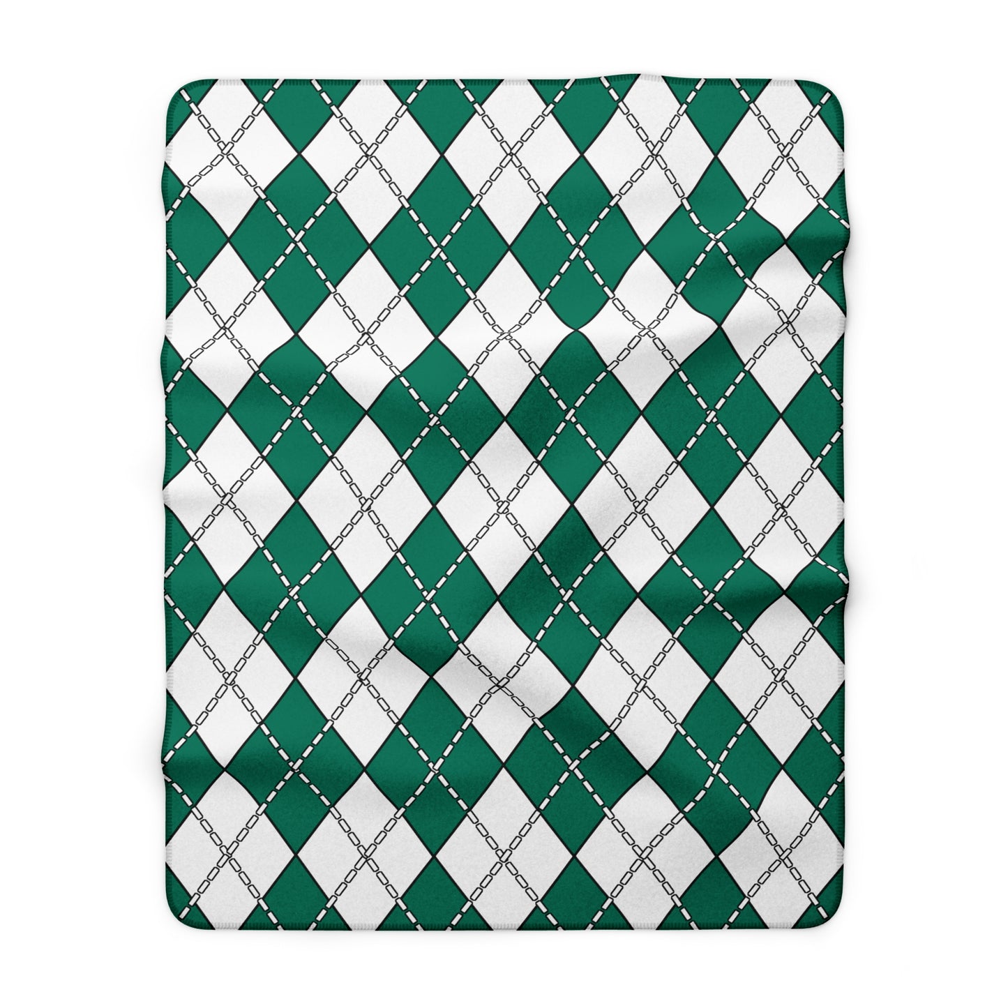 Macao Retro Argyle Blanket Throw