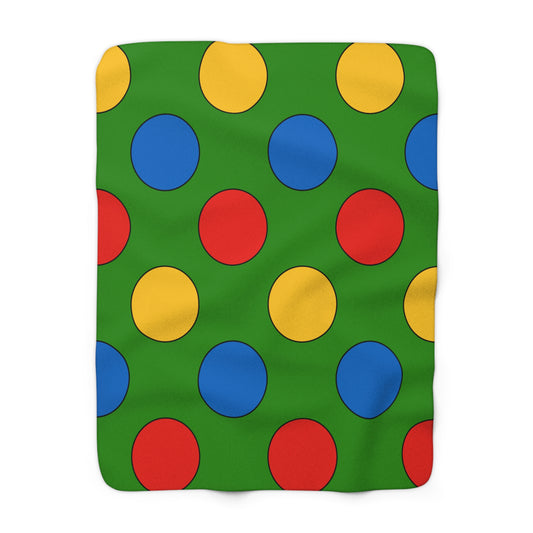 Ethiopia Retro Polka Dots Blanket Throw