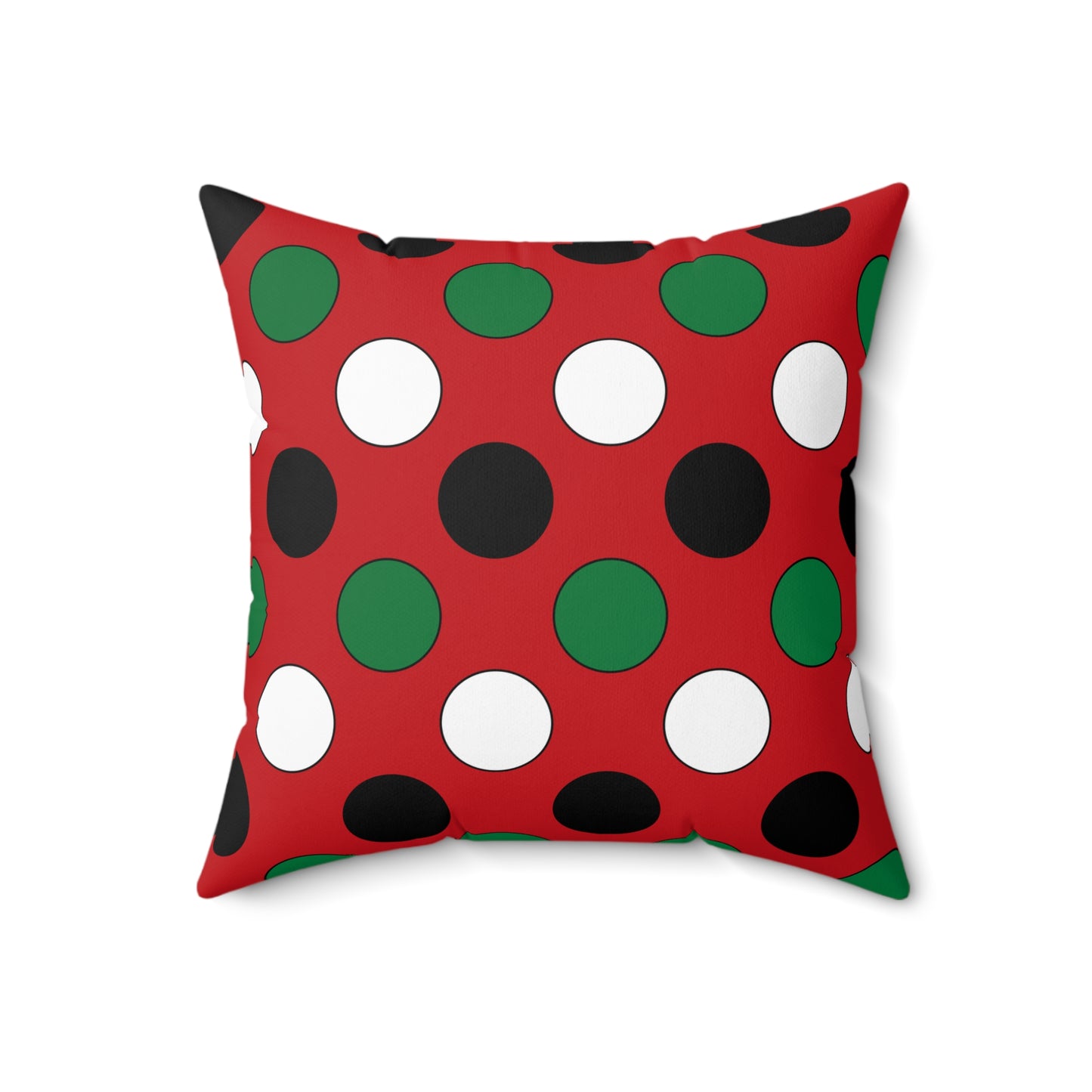 Western Sahara Retro Polka Dots Cushion Pillow