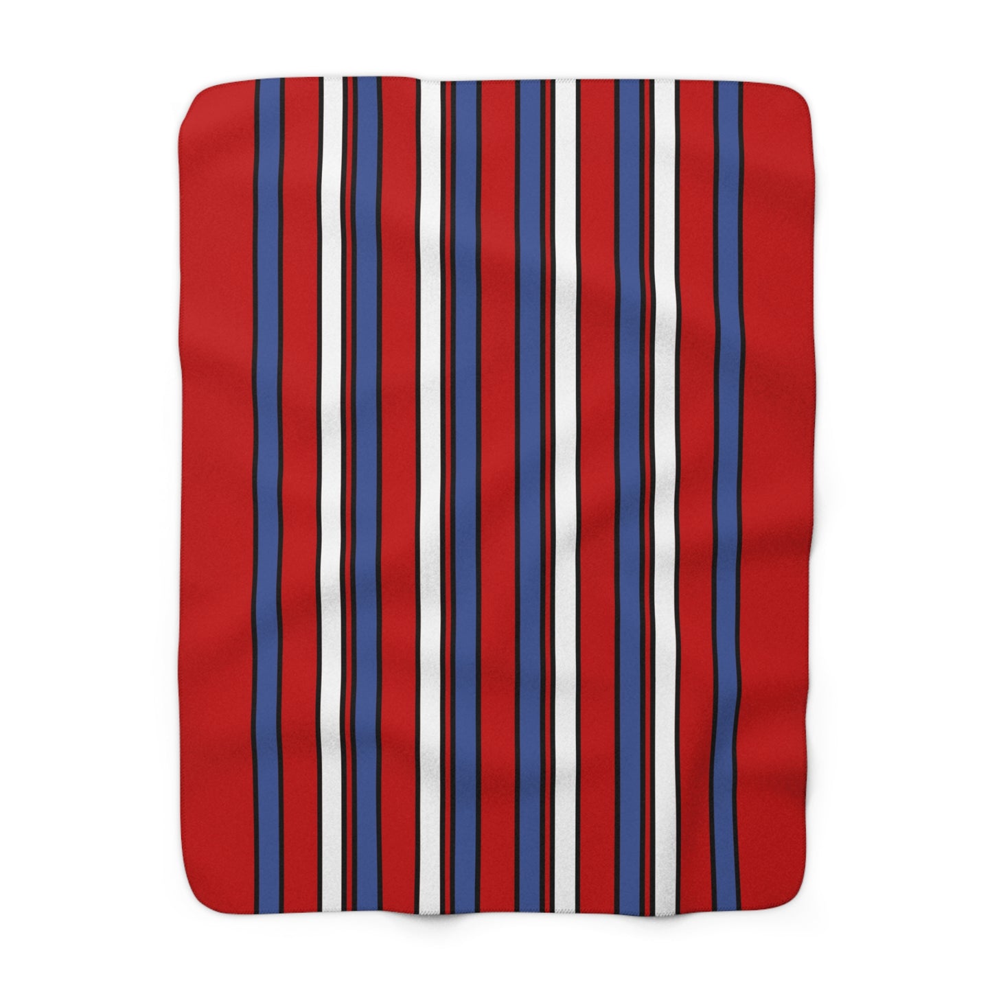 Democratic Peoples Republic Of Korea Retro Stripes Blanket Throw