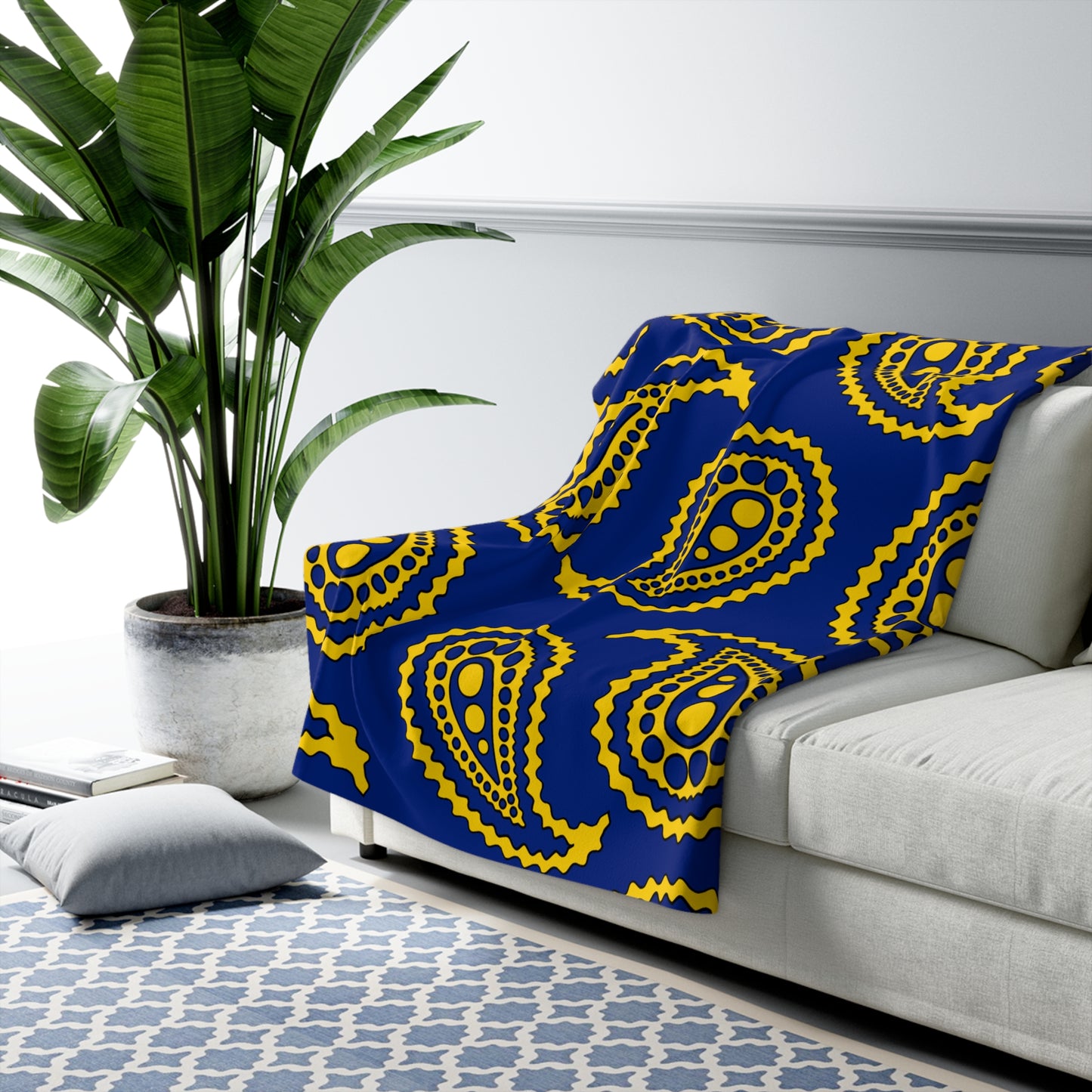 Tokelau Retro Paisley Blanket Throw