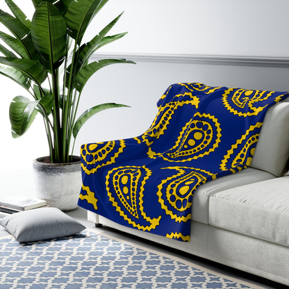 Tokelau Retro Paisley Blanket Throw