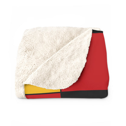 Timor Leste Retro Check Blanket Throw