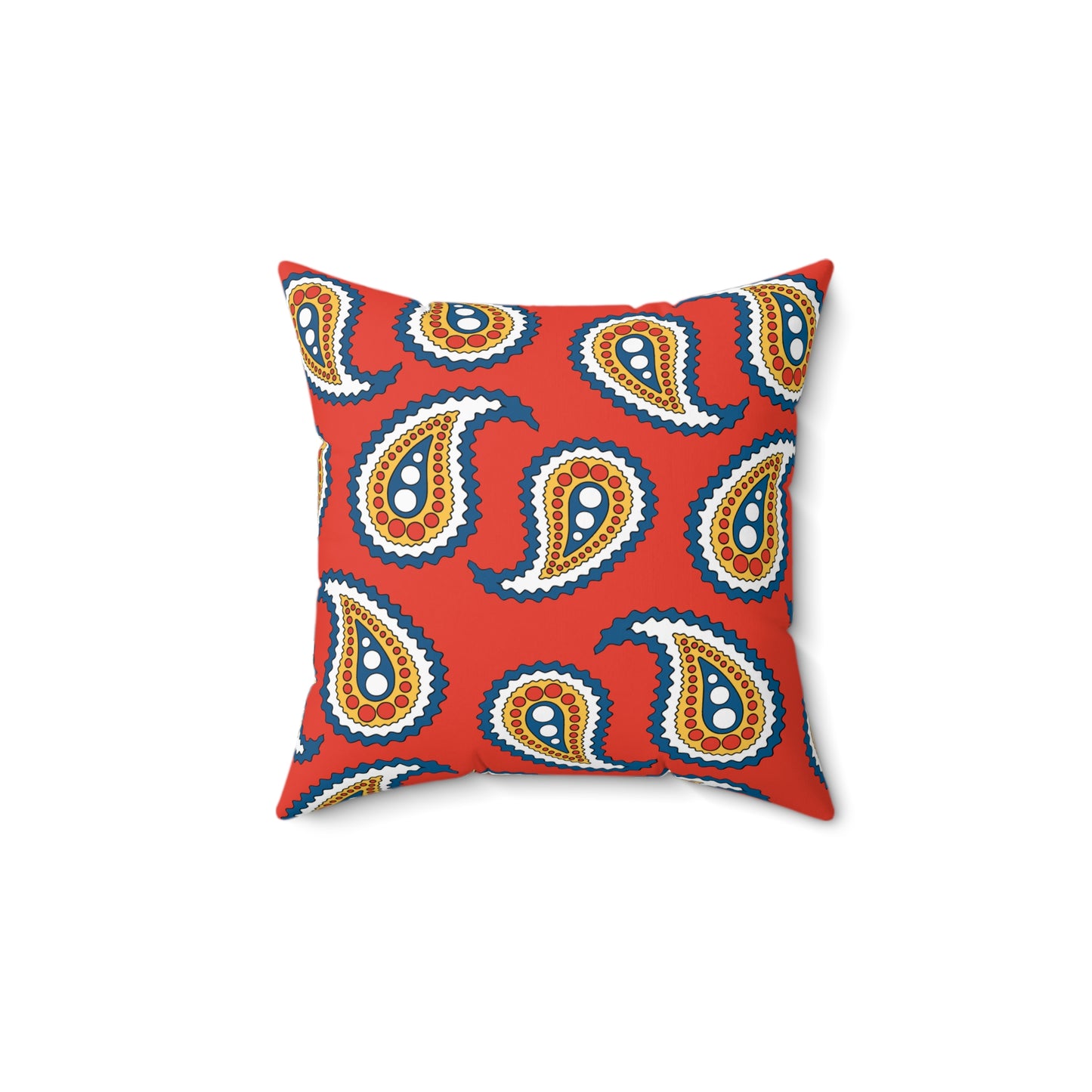 Kiribati Retro Paisley Cushion Pillow