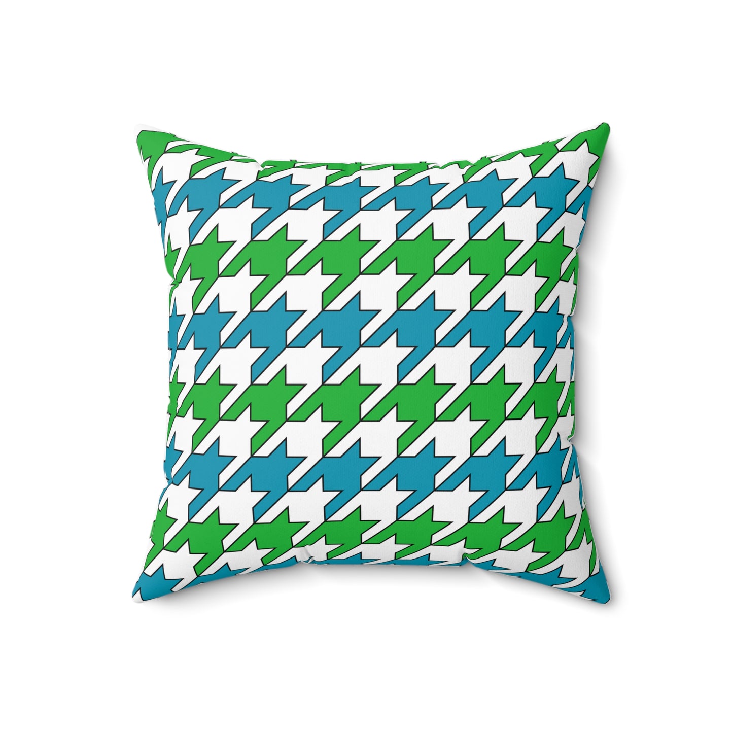 Uzbekistan Retro Houndstooth Cushion Pillow