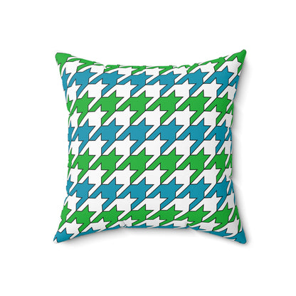 Uzbekistan Retro Houndstooth Cushion Pillow