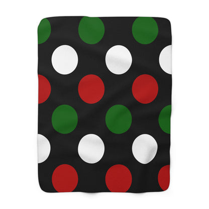 Kenya Retro Polka Dots Blanket Throw