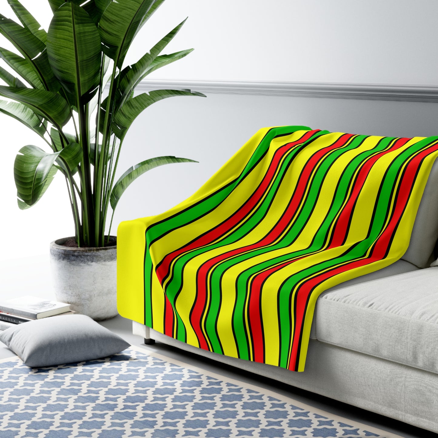 Congo Retro Stripes Blanket Throw
