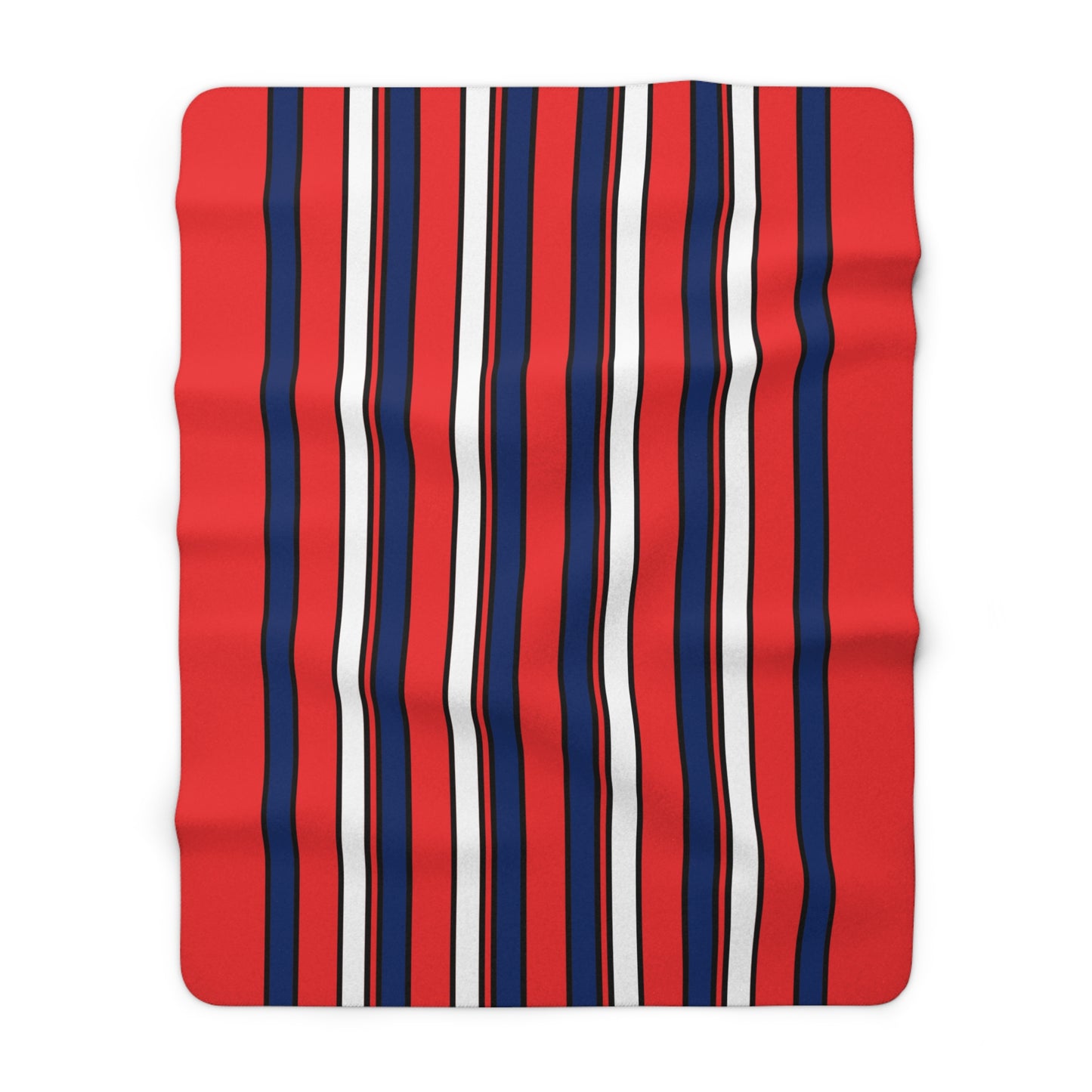 Svalbard And Jan Mayen Retro Stripes Blanket Throw
