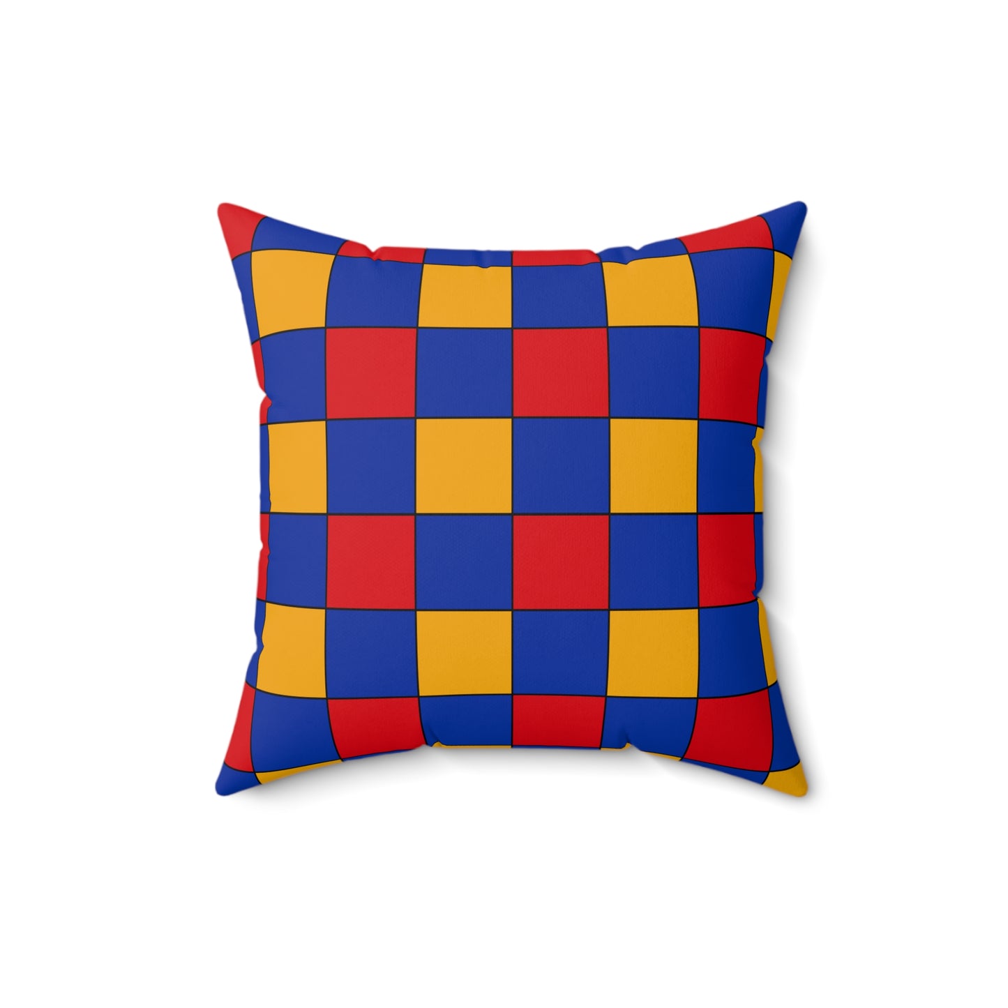 Armenia Retro Check Cushion Pillow