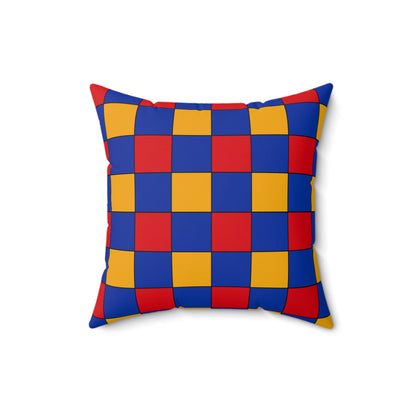 Armenia Retro Check Cushion Pillow