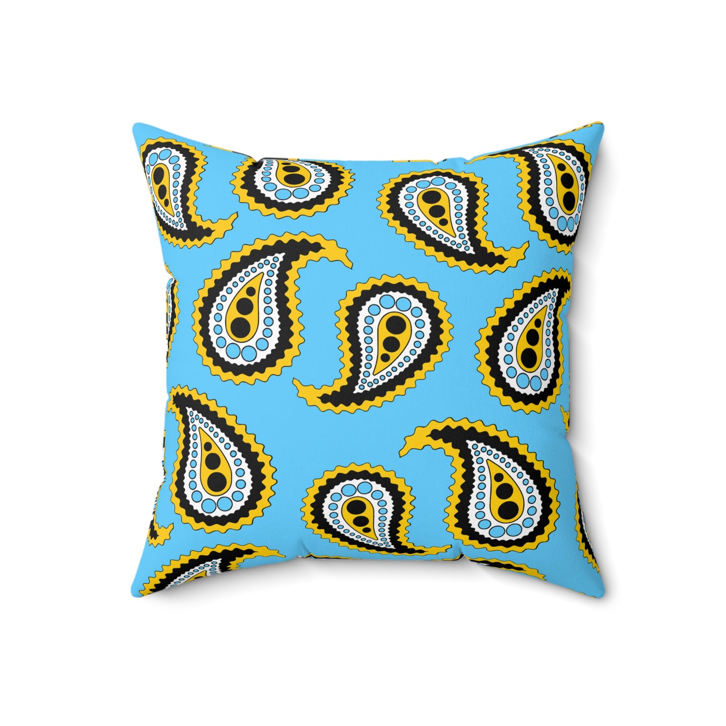 Saint Lucia Retro Paisley Cushion Pillow