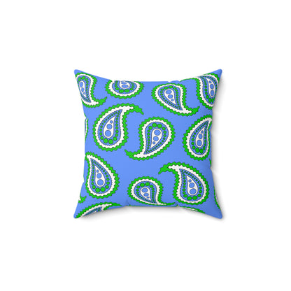 Djibouti Retro Paisley Cushion Pillow