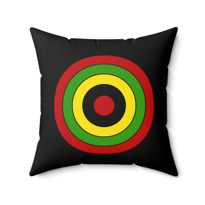 Saint Kitts And Nevis Retro Target Cushion Pillow