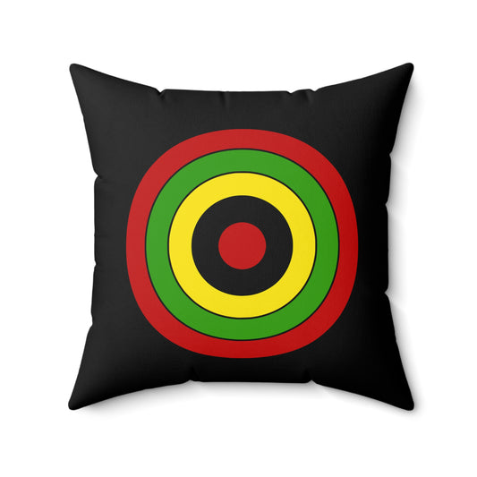 Saint Kitts And Nevis Retro Target Cushion Pillow