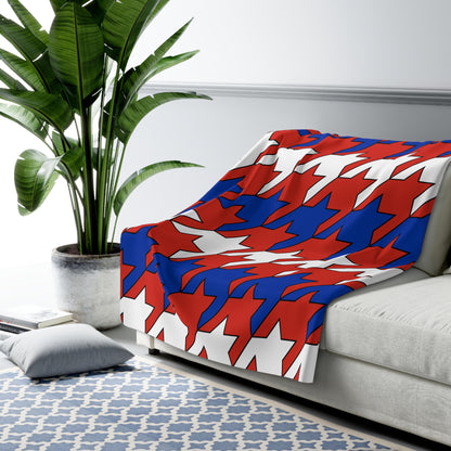 Paraguay Retro Houndstooth Blanket Throw