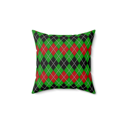 Afghanistan Retro Argyle Cushion Pillow