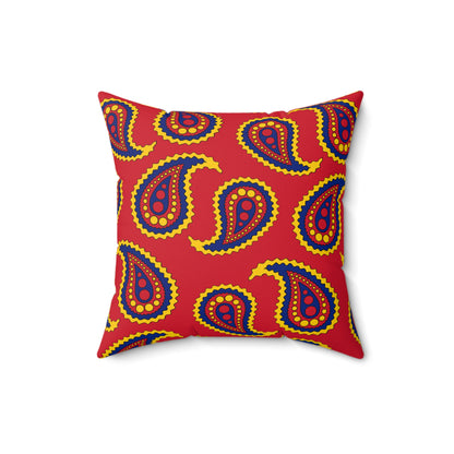 Venezuela Retro Paisley Cushion Pillow
