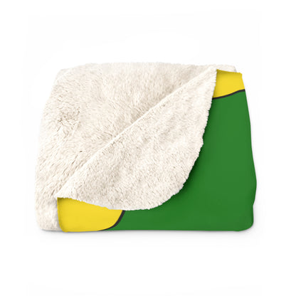 Cocos Islands Retro Polka Dots Blanket Throw