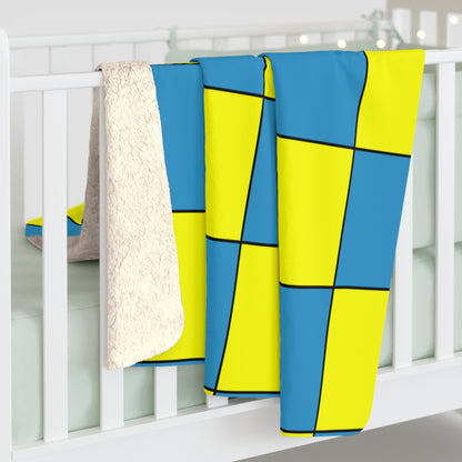 Aruba Retro Check Blanket Throw