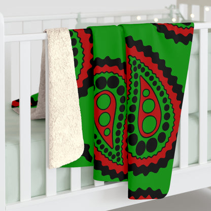 Afghanistan Retro Paisley Blanket Throw