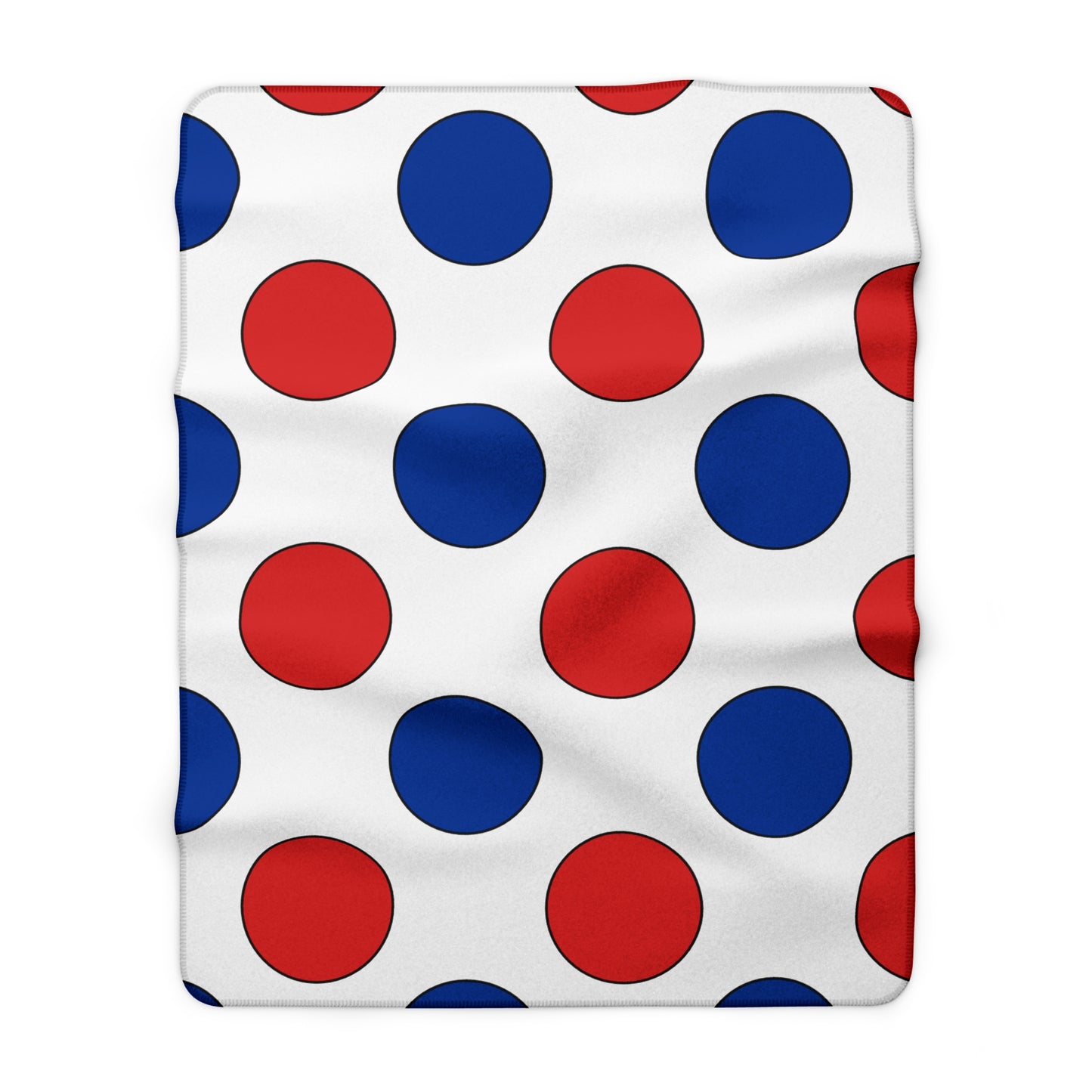 Faroe Islands Retro Polka Dots Blanket Throw