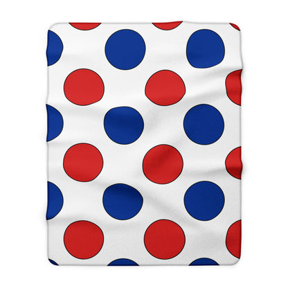 Faroe Islands Retro Polka Dots Blanket Throw