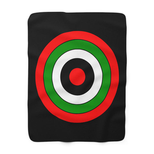 Sudan Retro Target Blanket Throw