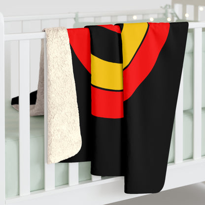 Germany Retro Target Blanket Throw