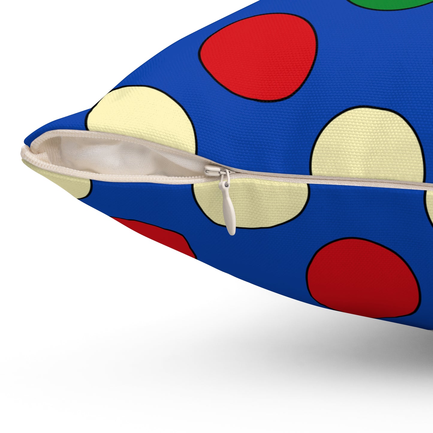 South Sudan Retro Polka Dots Cushion Pillow