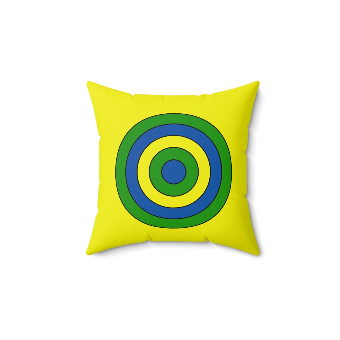 Saint Vincent And The Grenadines Retro Target Cushion Pillow