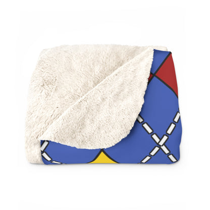 Eswatini Retro Argyle Blanket Throw