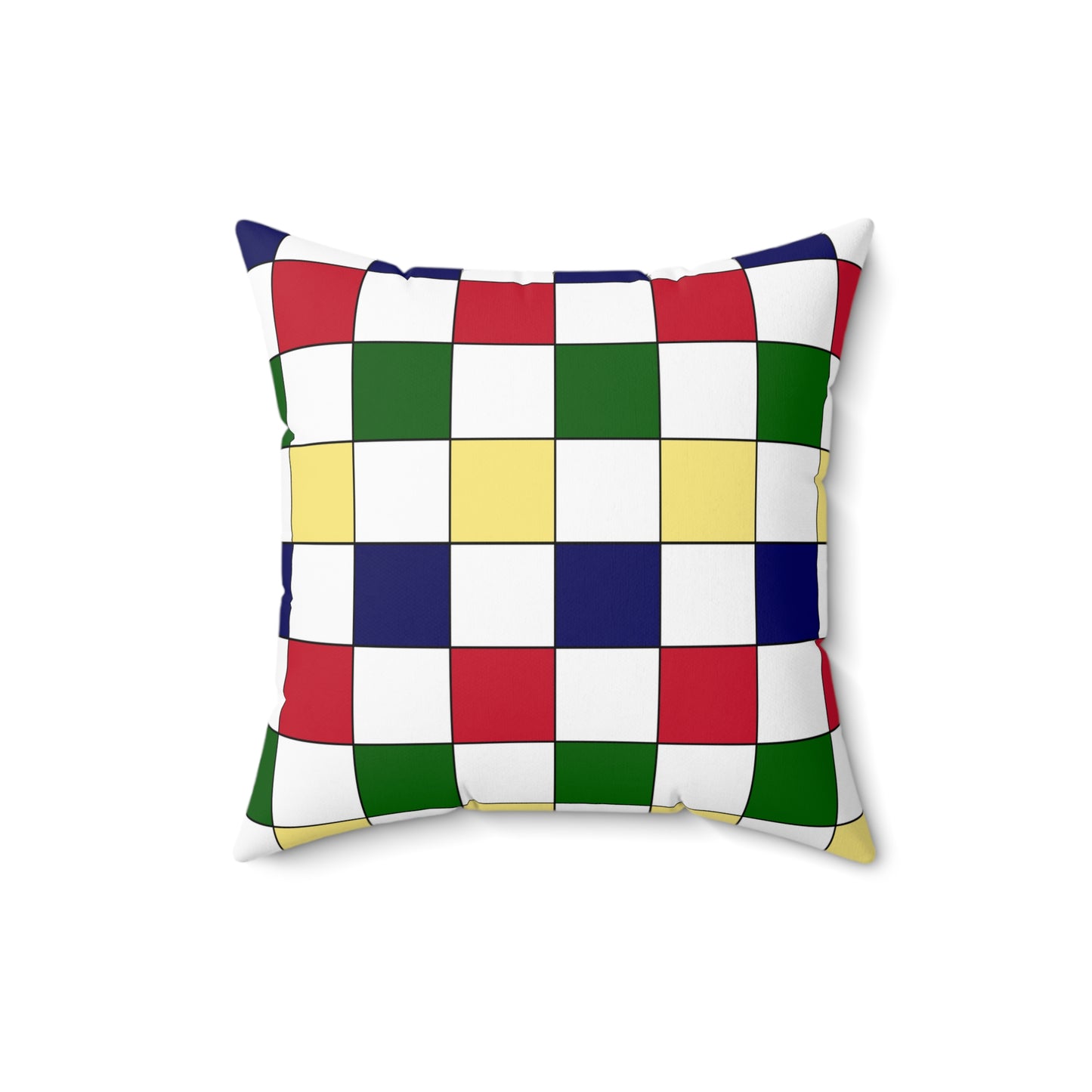 Diego Garcia Retro Check Cushion Pillow
