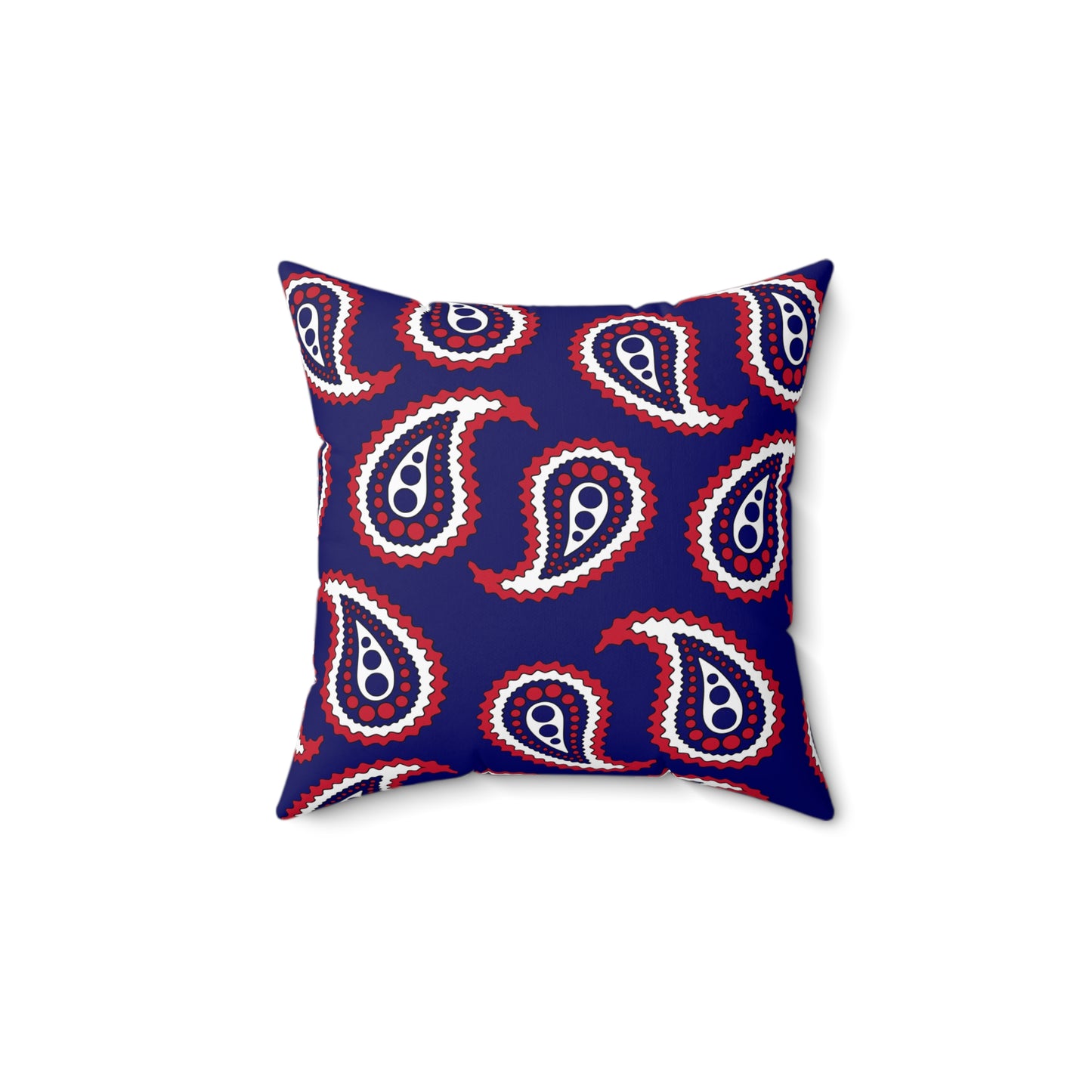 South Georgia And The South Sandwich Islands Retro Paisley Cushion Pillow