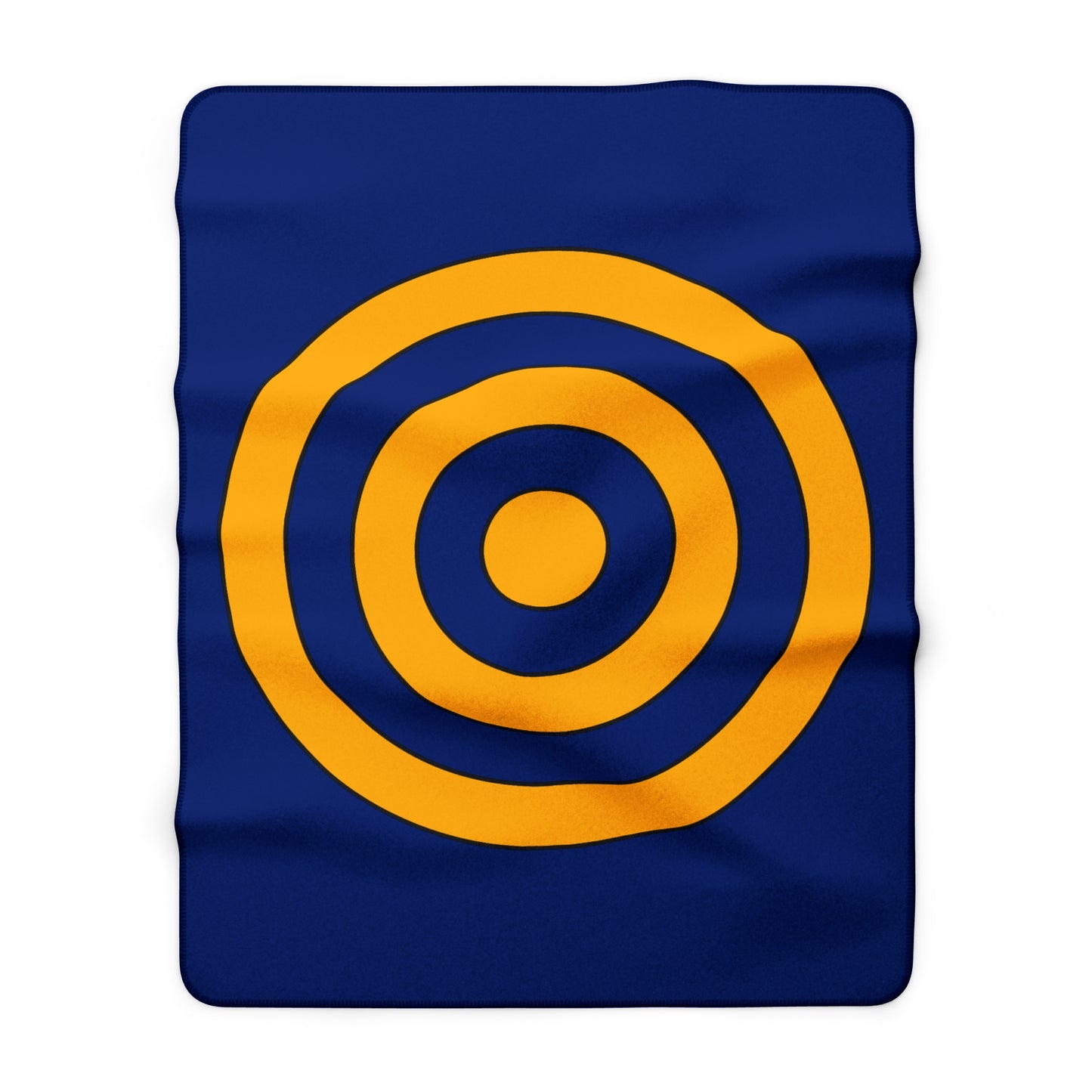 Nauru Retro Target Blanket Throw