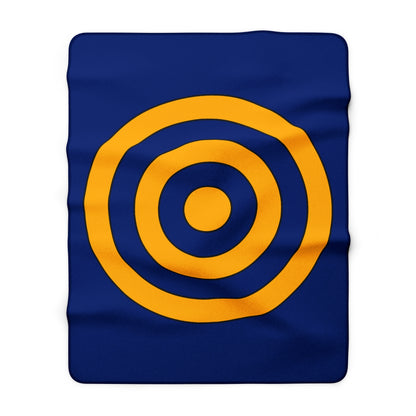 Nauru Retro Target Blanket Throw