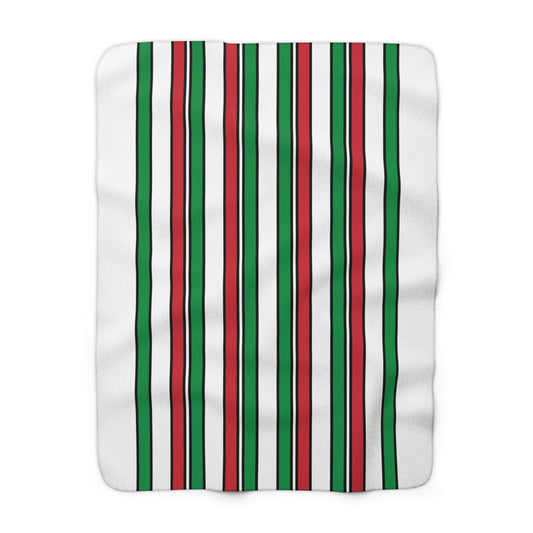 Italy Retro Stripes Blanket Throw