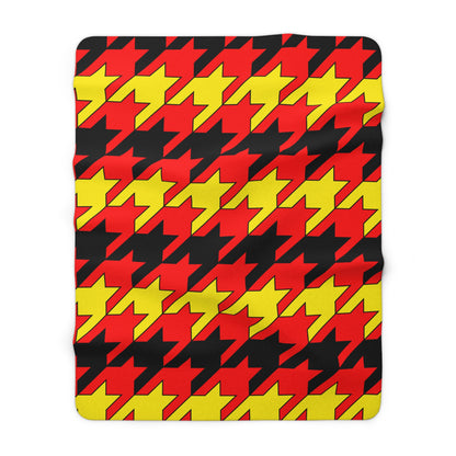 Angola Retro Houndstooth Blanket Throw