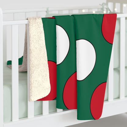 Mexico Retro Polka Dots Blanket Throw