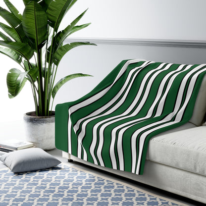 Saudi Arabia Retro Stripes Blanket Throw