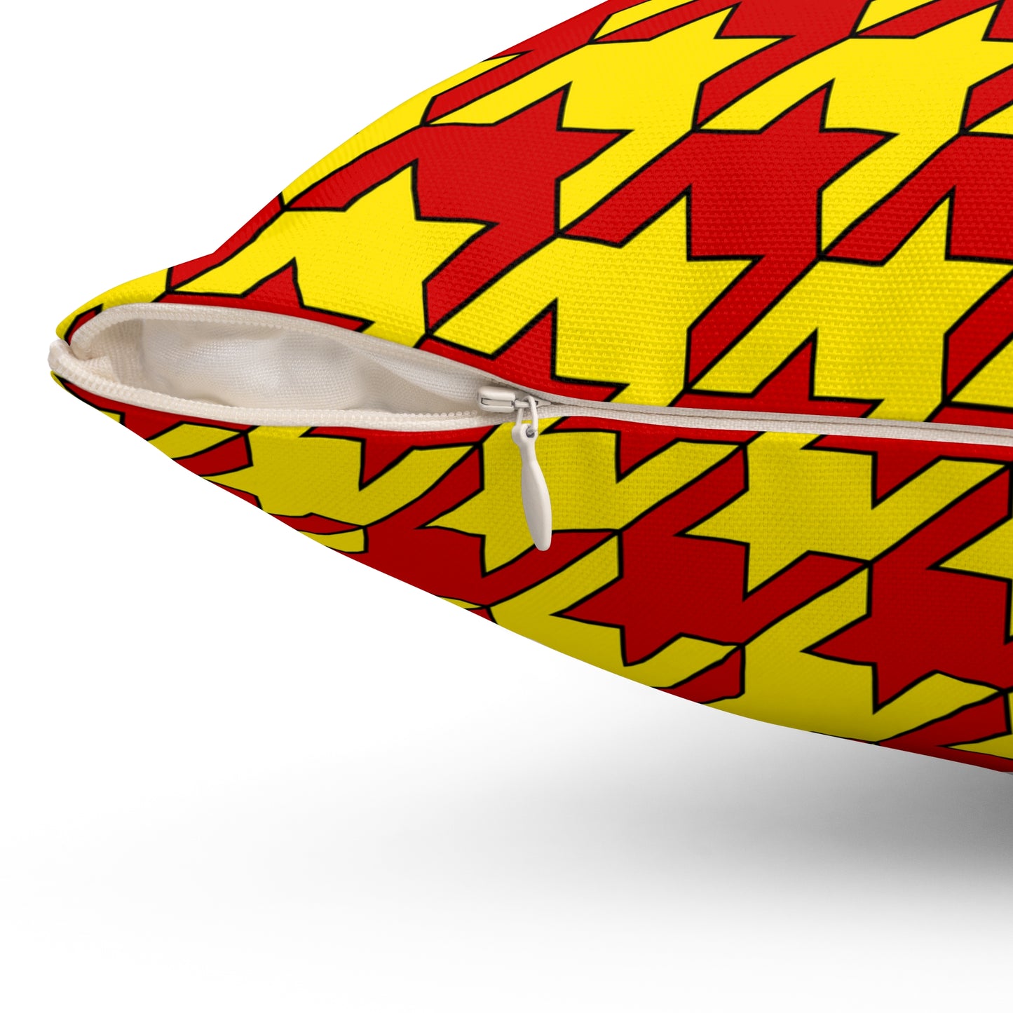 North Macedonia Retro Houndstooth Cushion Pillow