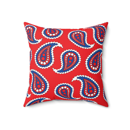 Slovakia Retro Paisley Cushion Pillow
