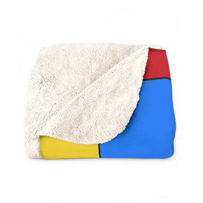 Democratic Republic of the Congo Retro Check Blanket Throw
