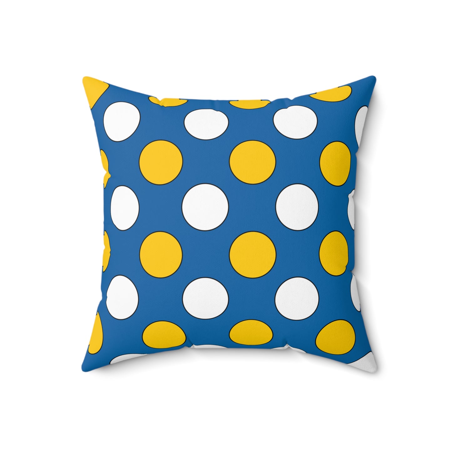 Canary Islands Retro Polka Dots Cushion Pillow