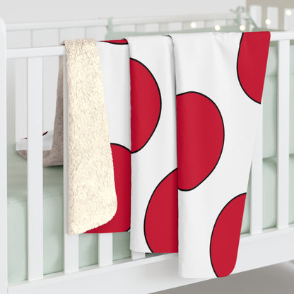 Greenland Retro Polka Dots Blanket Throw