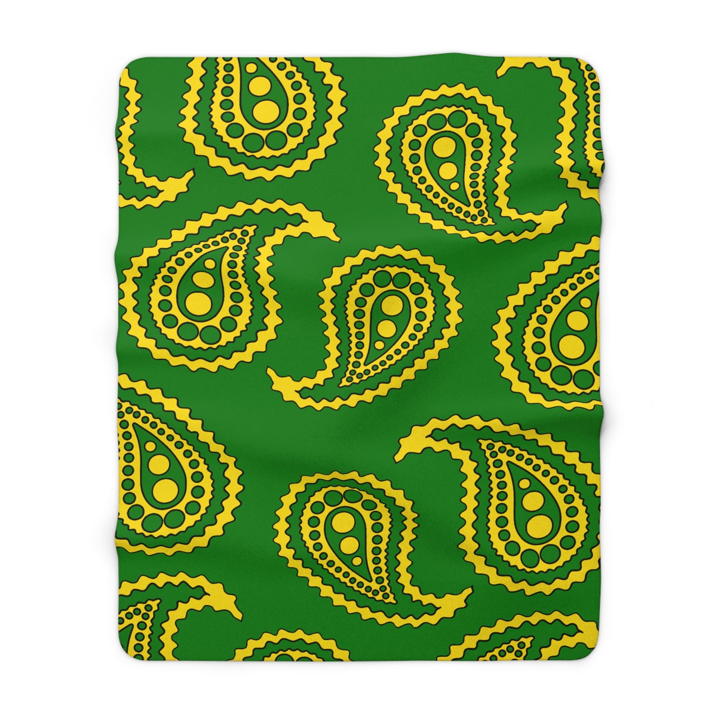 Cocos Islands Retro Paisley Blanket Throw