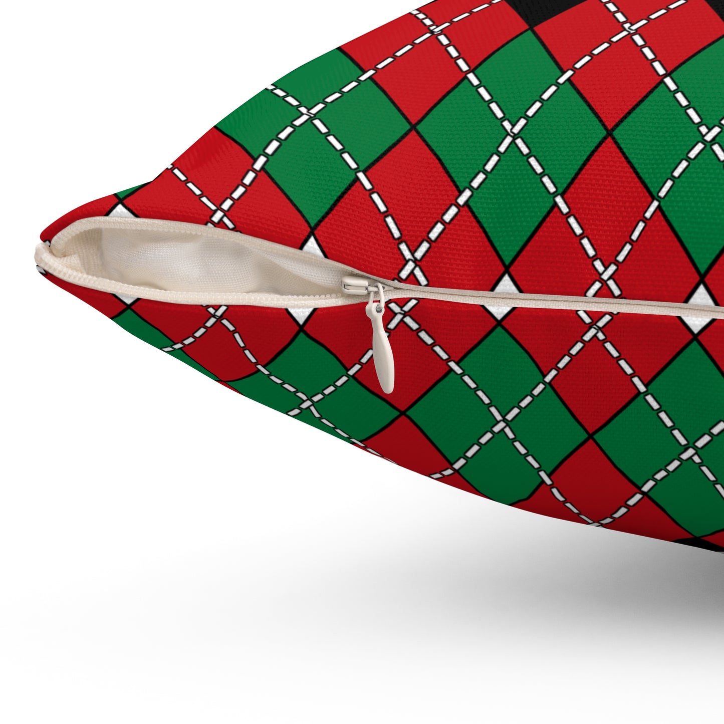 Western Sahara Retro Argyle Cushion Pillow